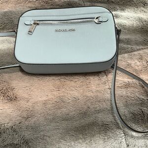Michael Kors Light Gray Crossbody Bag